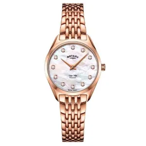 Rotary Ultra Slim Diamond Set Ladies Watch LB08014/41/D