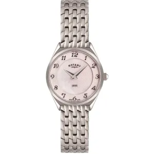 Rotary Ultra Slim Mother of Pearl Dial Ladies Watch LB08000/18