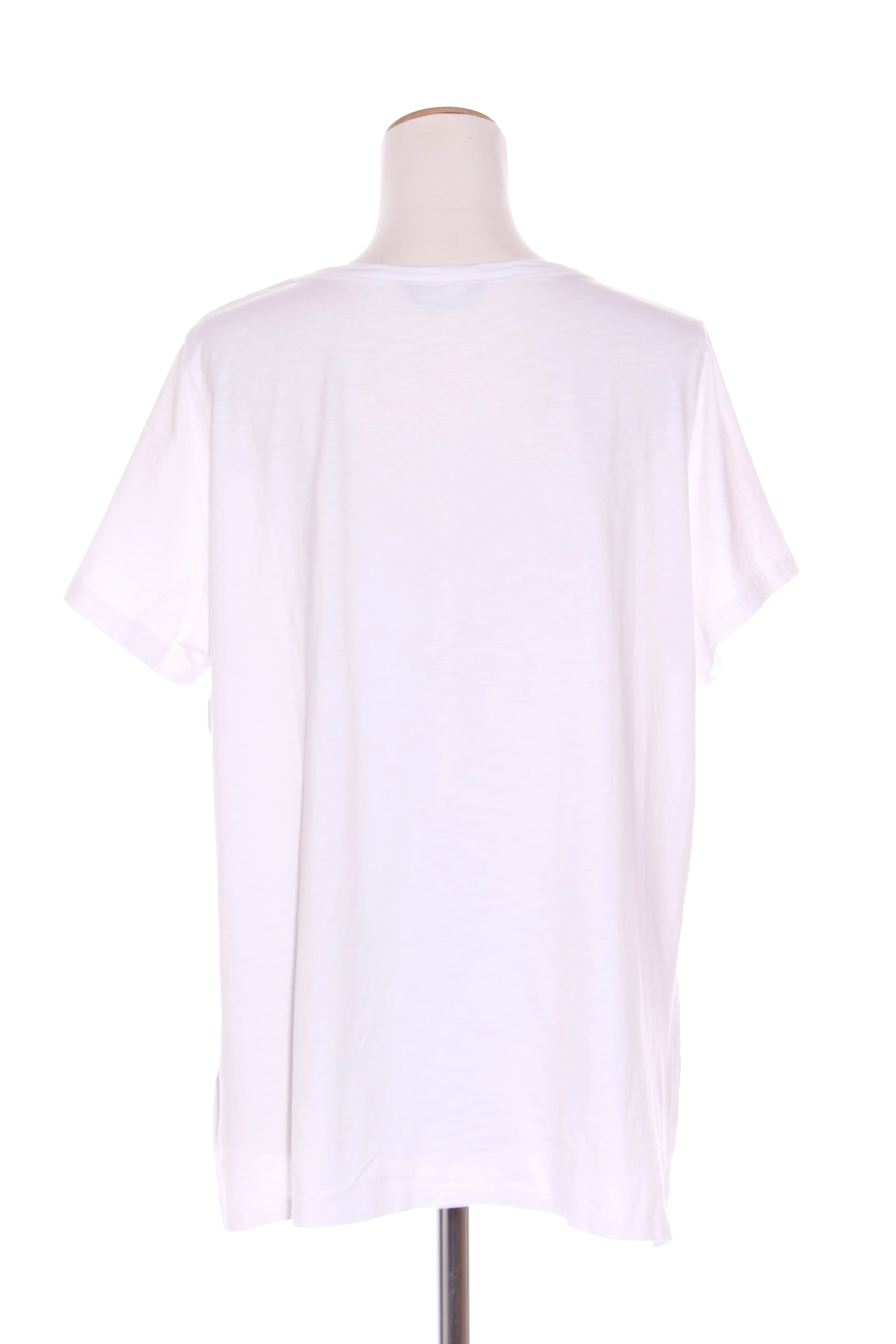 SARA - V neck cotton tee - White! 18