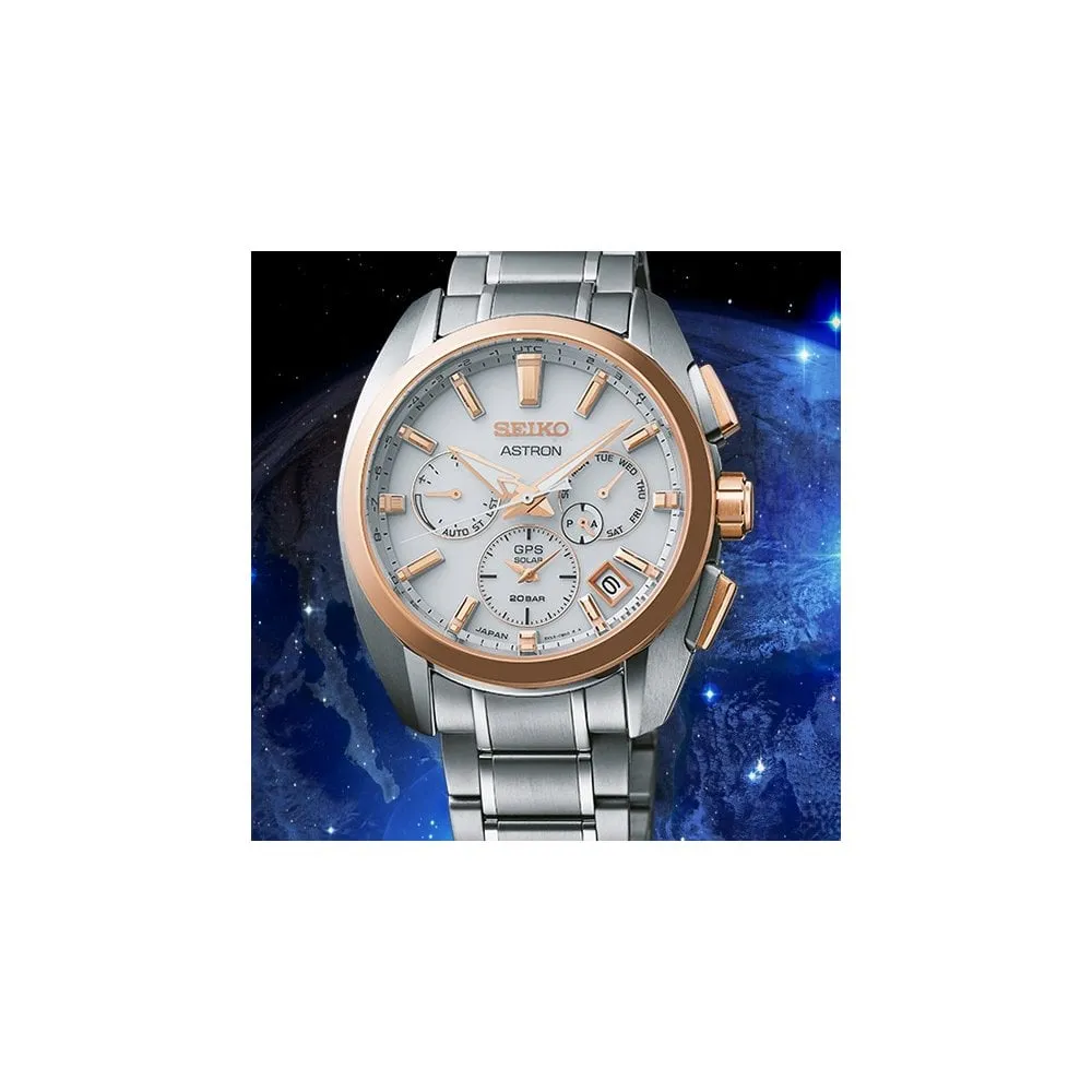 Seiko Astron Global Active Solar GPS Titanium Watch SSH104J1