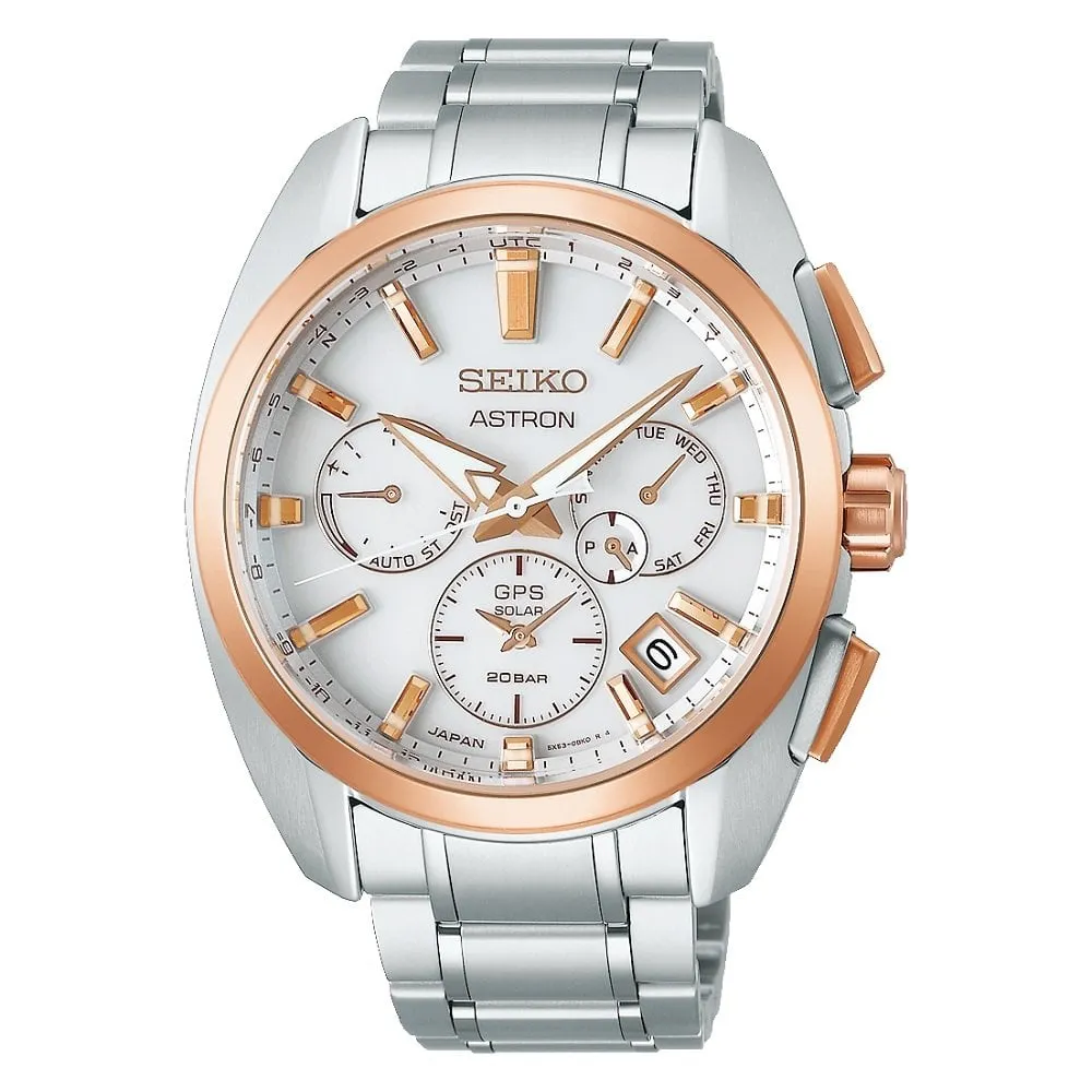 Seiko Astron Global Active Solar GPS Titanium Watch SSH104J1