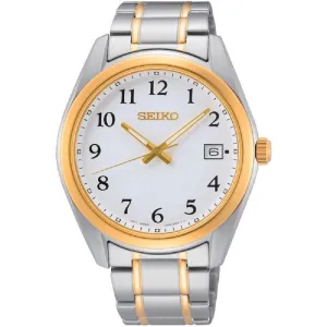 Seiko Classic Two Tone Mens Watch SUR460P1