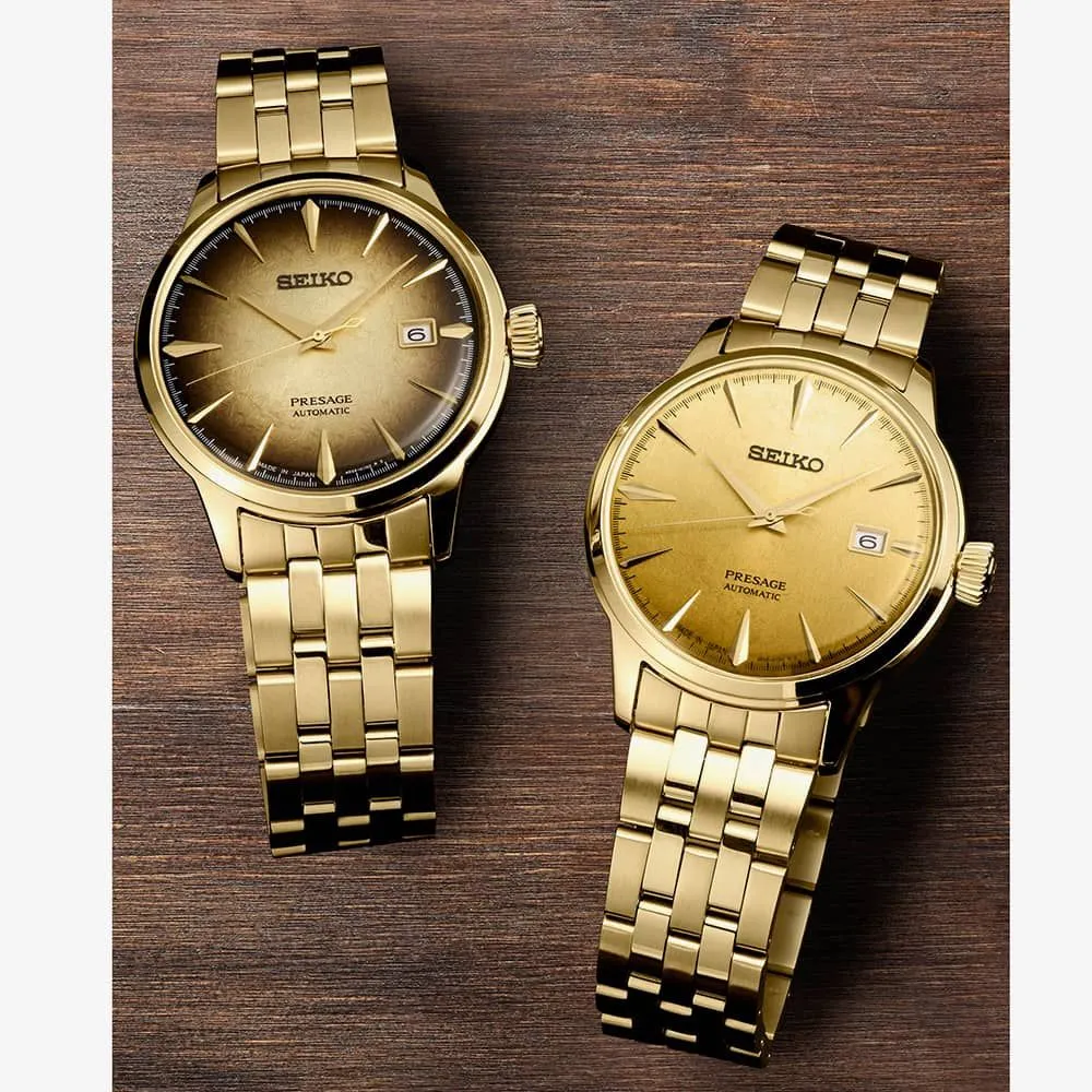 Seiko Presage Beer Julep Cocktail Time Mens Watch SRPK46J1