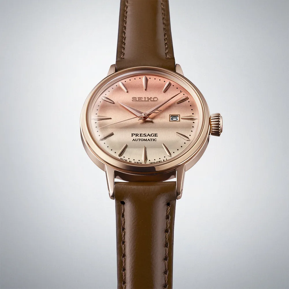 Seiko Presage Pinky Twilight Cocktail Time Limited Edition Ladies Watch SRE014J1