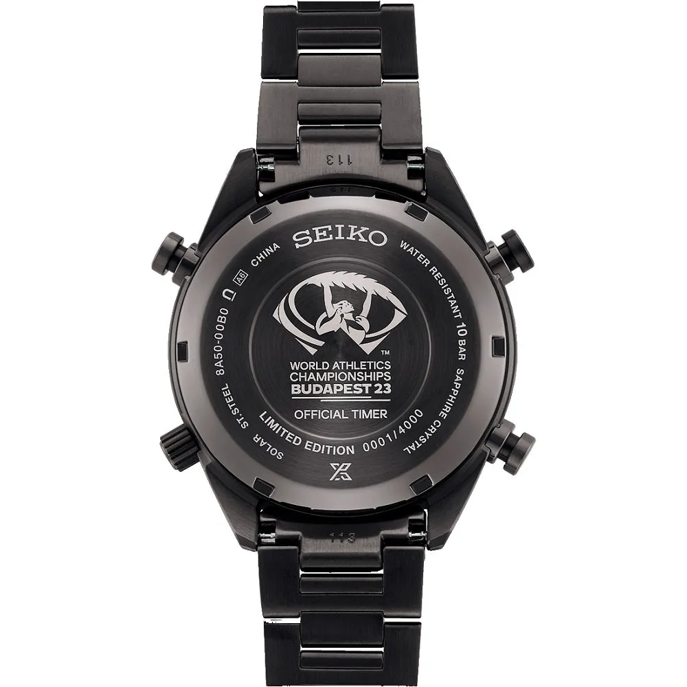 Seiko Prospex Speedtimer 'World Athletics' Chronograph Solar Watch SFJ007P1 - Limited Edition