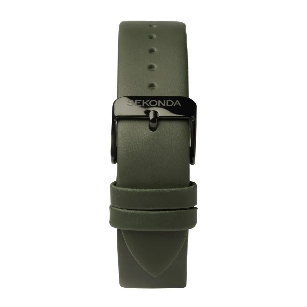 Sekonda Airborne Green Strap Mens Watch 1990