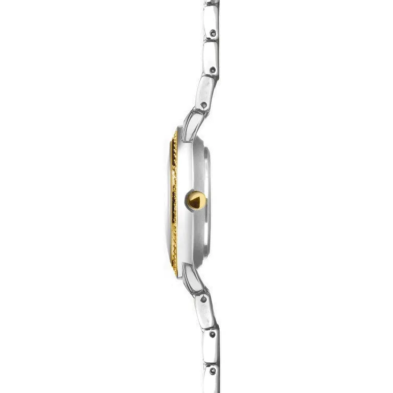 Sekonda Amelia Two Tone Crystal Set Ladies Watch 40490