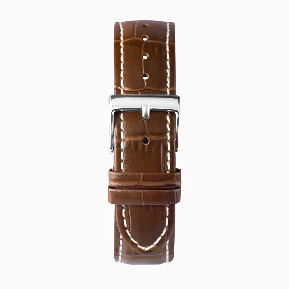 Sekonda Archer Brown Leather Strap Mens Watch 30236