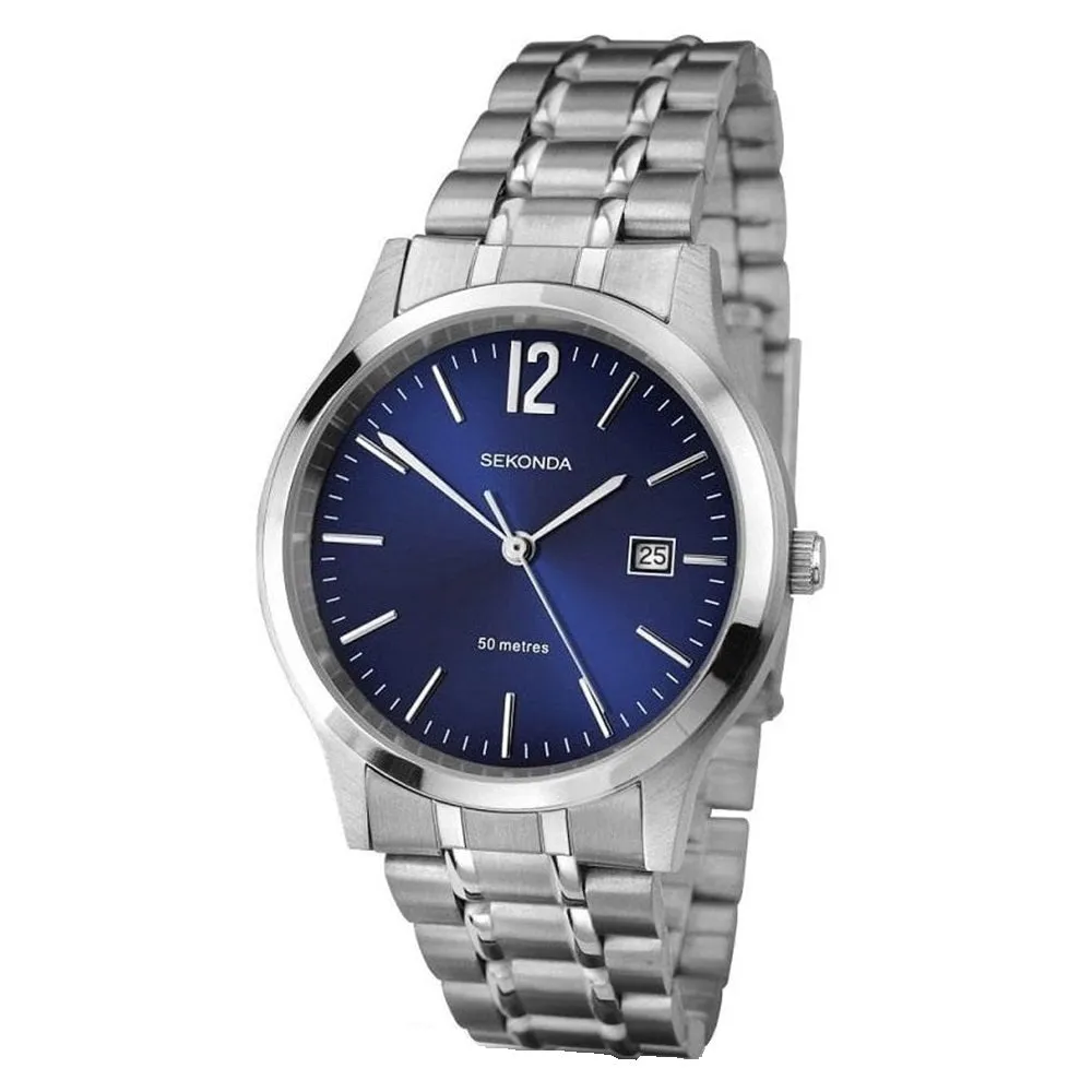 Sekonda Blue Dial Bracelet Watch 3728
