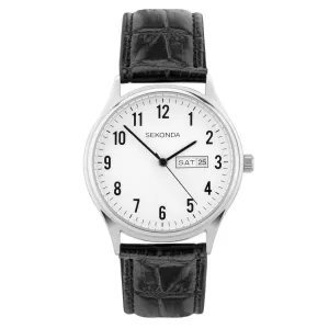 Sekonda Classic Easy Reader Leather Strap Mens Watch 30121
