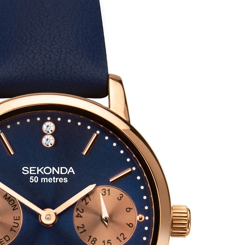 Sekonda Classic Ladies Watch Blue Strap 40304
