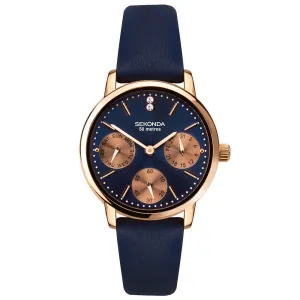 Sekonda Classic Ladies Watch Blue Strap 40304