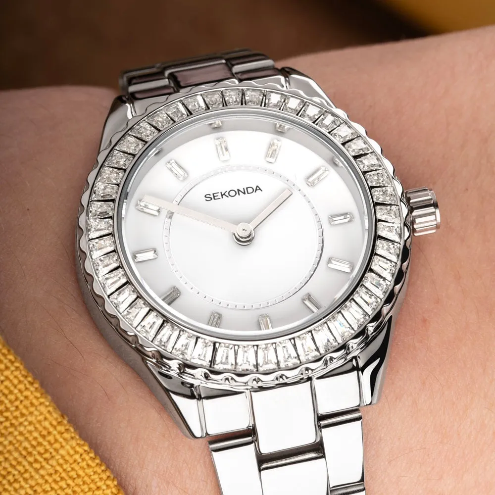 Sekonda Classic Margot Silver Colour Ladies Watch 40670