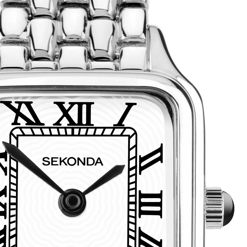 Sekonda Classic Monica Maxi Silver Colour Ladies Watch 40656