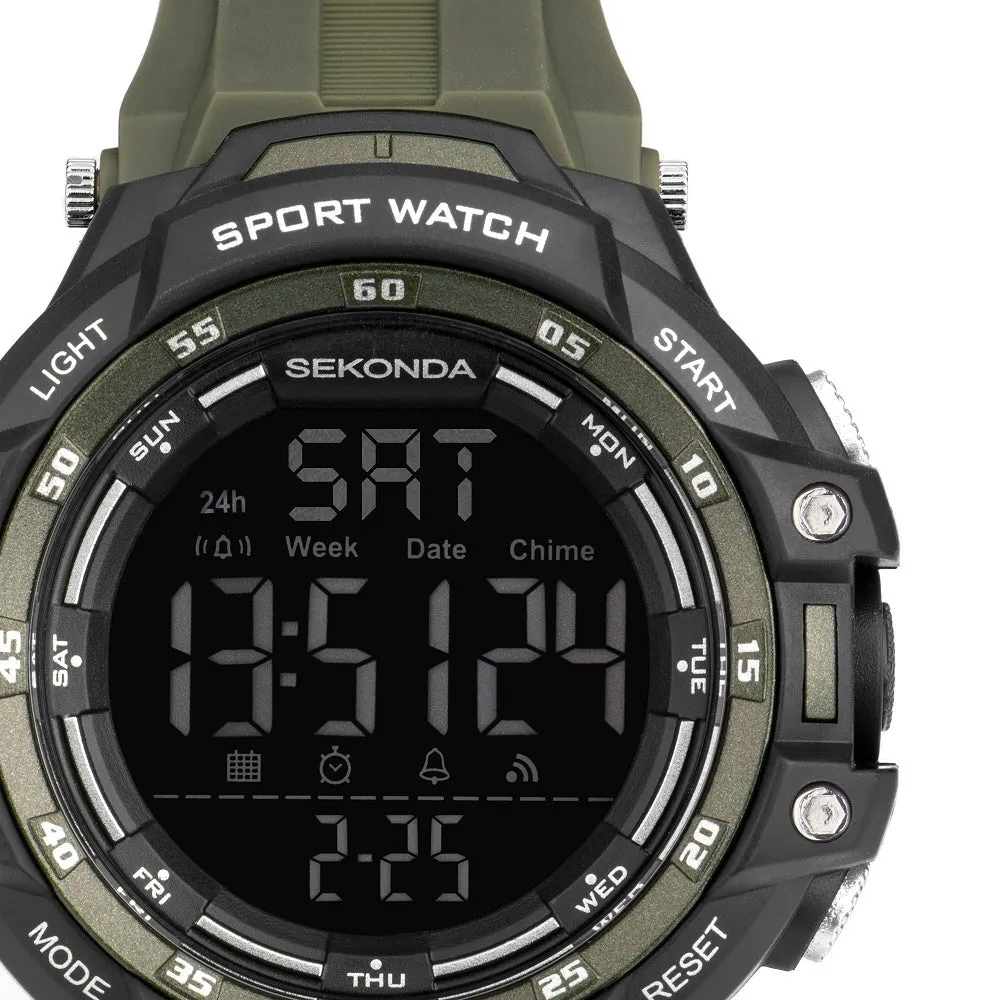 Sekonda Crossfell Digital Sports Watch Green 30165