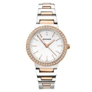 Sekonda Crystal Set Classic Ladies Watch 40078