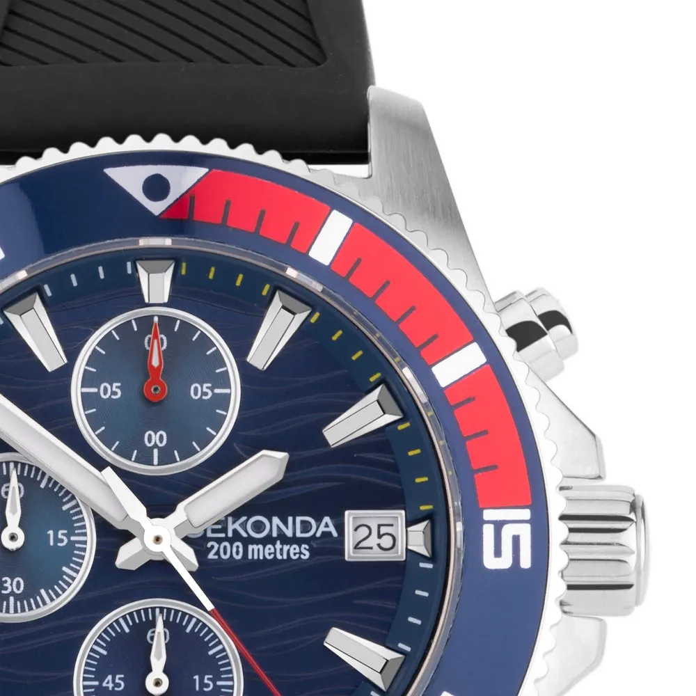 Sekonda Dive Pacific Wave Chronograph Mens Watch 30114