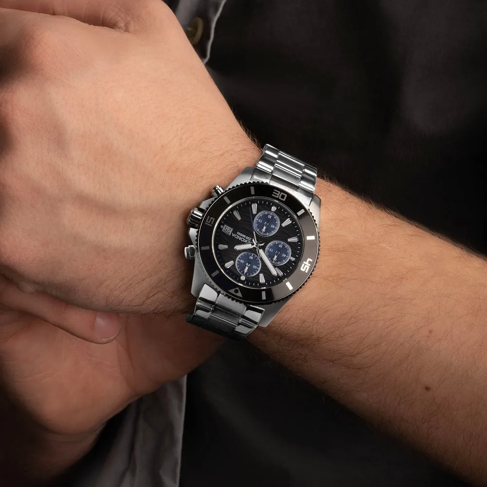 Sekonda Dive Pacific Wave Chronograph Mens Watch 30116