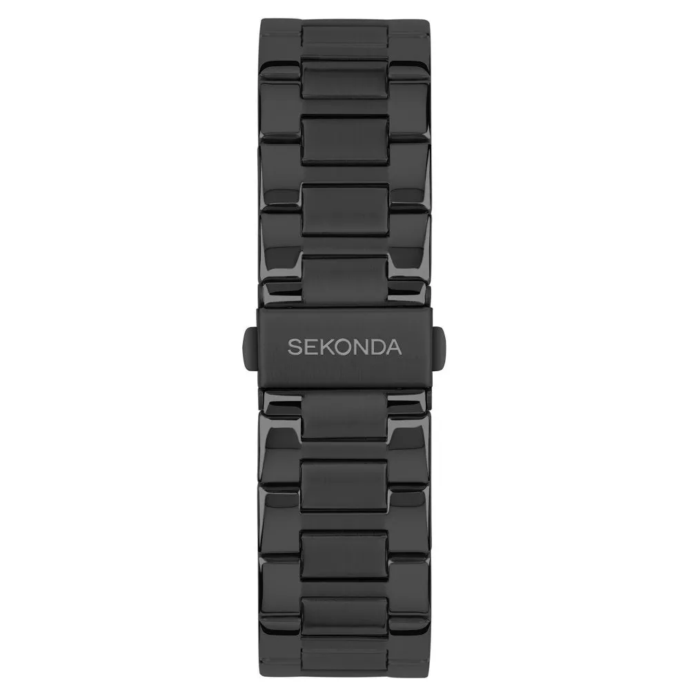 Sekonda Dive Pacific Wave Chronograph Mens Watch Black 30117