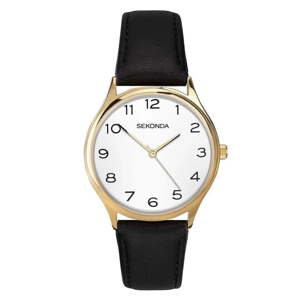 Sekonda Easy Reader Black Strap Mens Watch 1854