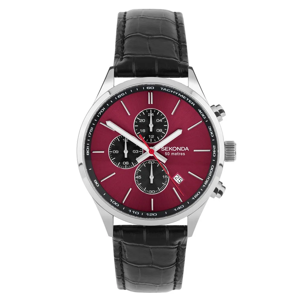 Sekonda Endurance Dual Time Mens Strap Watch 30145