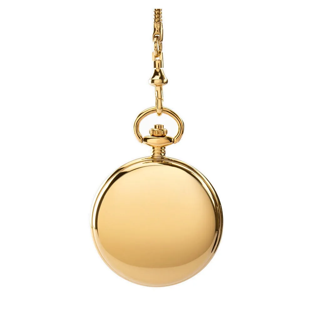 Sekonda Half Hunter Pocket Watch With Chain 3469