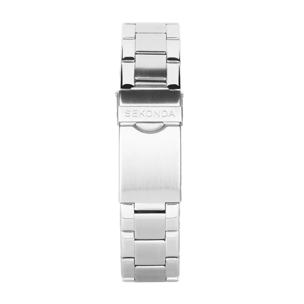 Sekonda Hudson Dive Mens Watch Stainless Steel Green Dial 30096