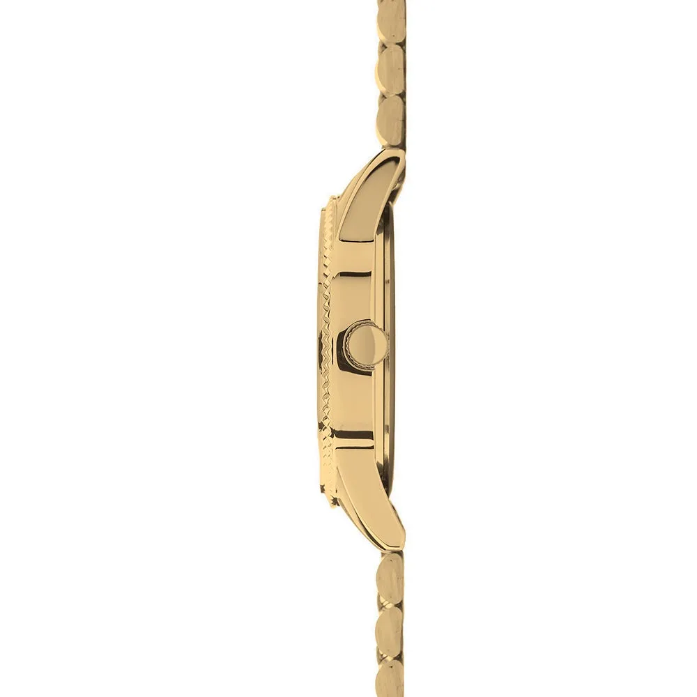 Sekonda King Green Dial Gold Tone Mens Watch 30157