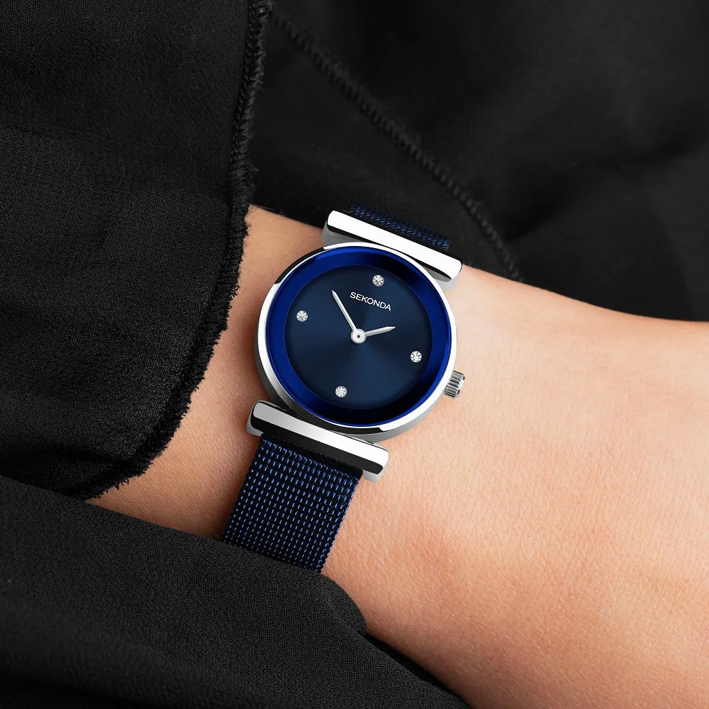 Sekonda Ladies Blue Bracelet Watch 40583