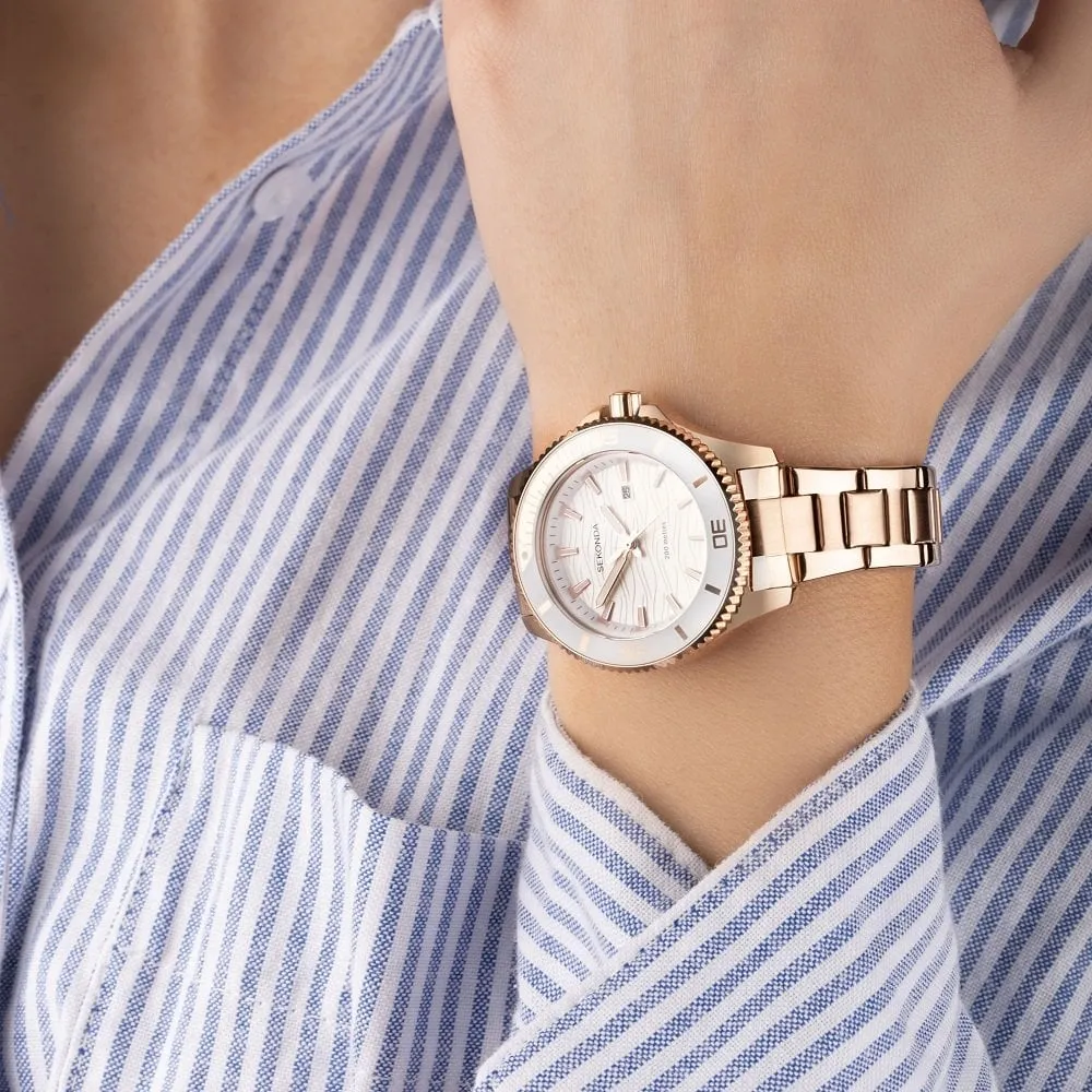 Sekonda Ladies Dive Pacific Wave Watch Rose 40571