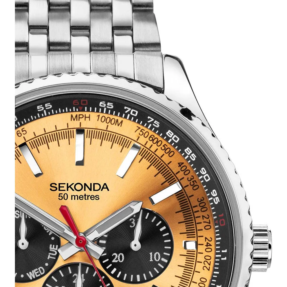 Sekonda Maverick Pilot Aviator Mens Bracelet Watch 1999