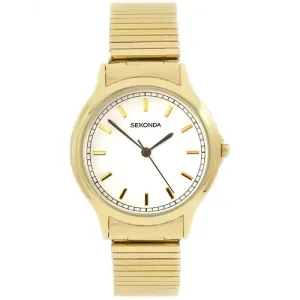 Sekonda Mens Gold Plated Expander Watch 3136B