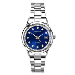 Sekonda Midnight Star Crystal Set Ladies Watch 2147