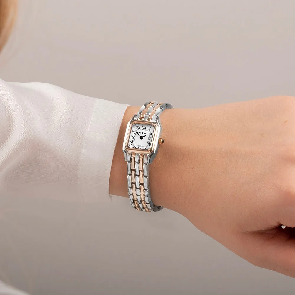Sekonda Monica Rose and Silver Two Tone Ladies Watch 40555