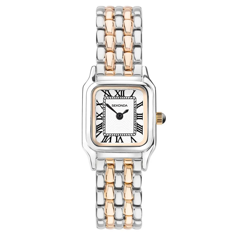 Sekonda Monica Rose and Silver Two Tone Ladies Watch 40555