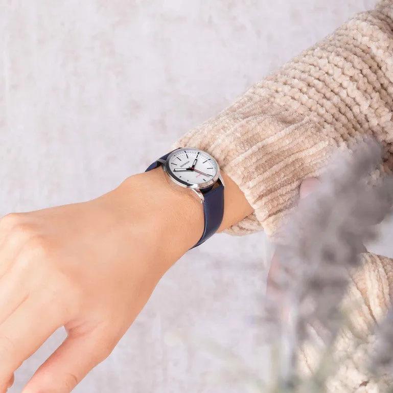 Sekonda Nordic Leather Strap Ladies Watch Blue 40484