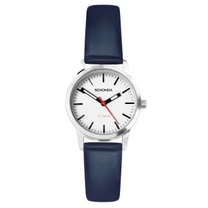 Sekonda Nordic Leather Strap Ladies Watch Blue 40484