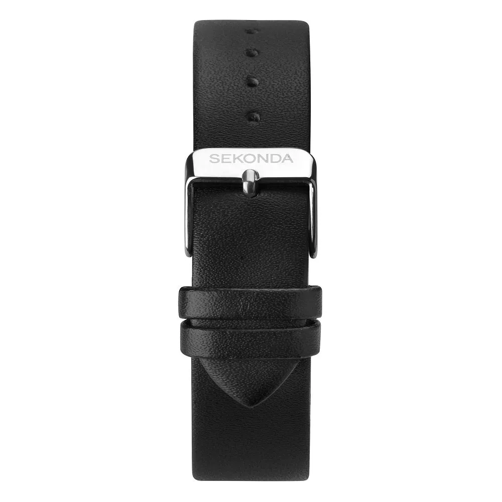 Sekonda Nordic Leather Strap Mens Watch White Dial 1939