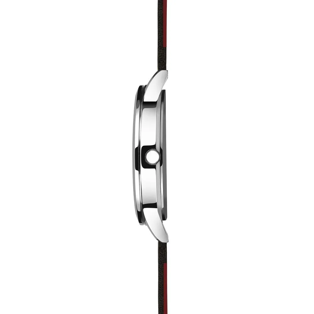 Sekonda Nordic Leather Strap Mens Watch White Dial 1939