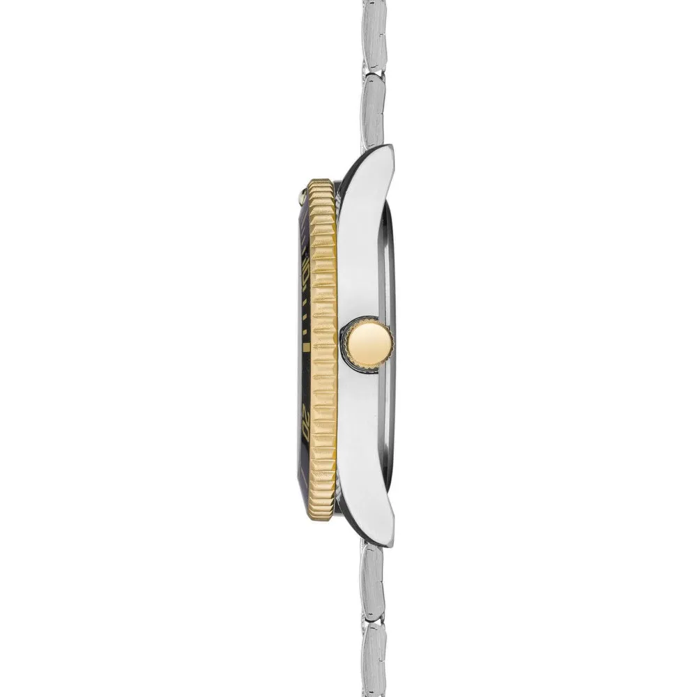 Sekonda Ocean Two Tone Black Dial Men's Watch 30139