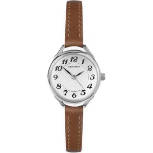 Sekonda Tan Leather Strap Ladies Watch 40479