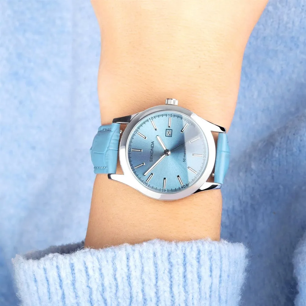 Sekonda Taylor Classic Blue Dial Ladies Watch 40548