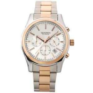 Sekonda Two Tone Chronograph Mens Watch 3486