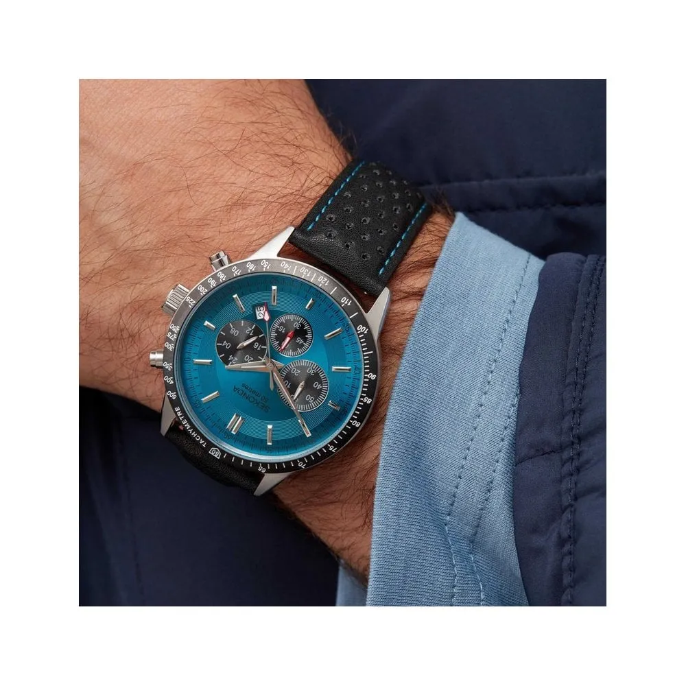 Sekonda Velocity Sports Chronograph Men's Watch Blue Dial 30019