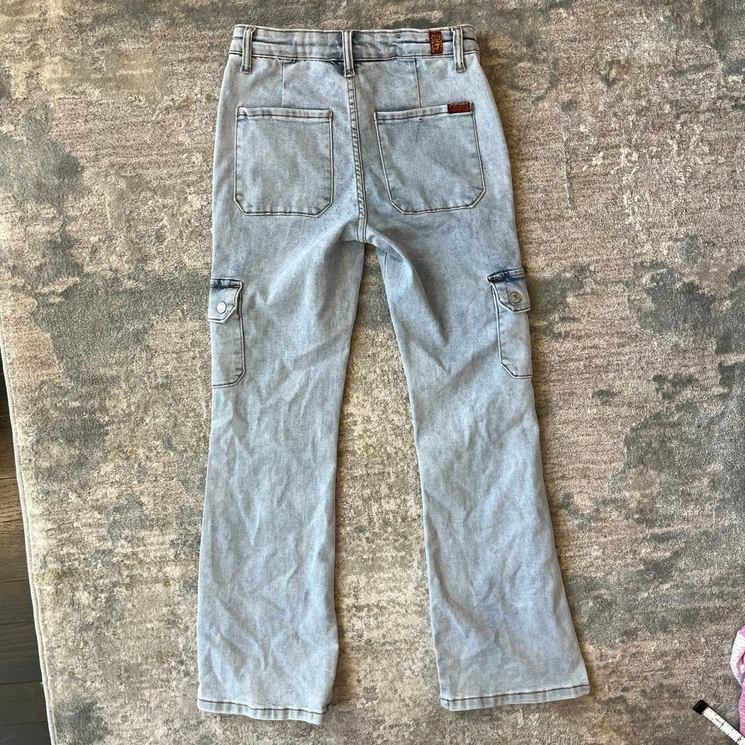 Selling Fast 7 For All Mankind Girls Cargo Bootcut Jeans Sunday 10  Almost Sold Out!
