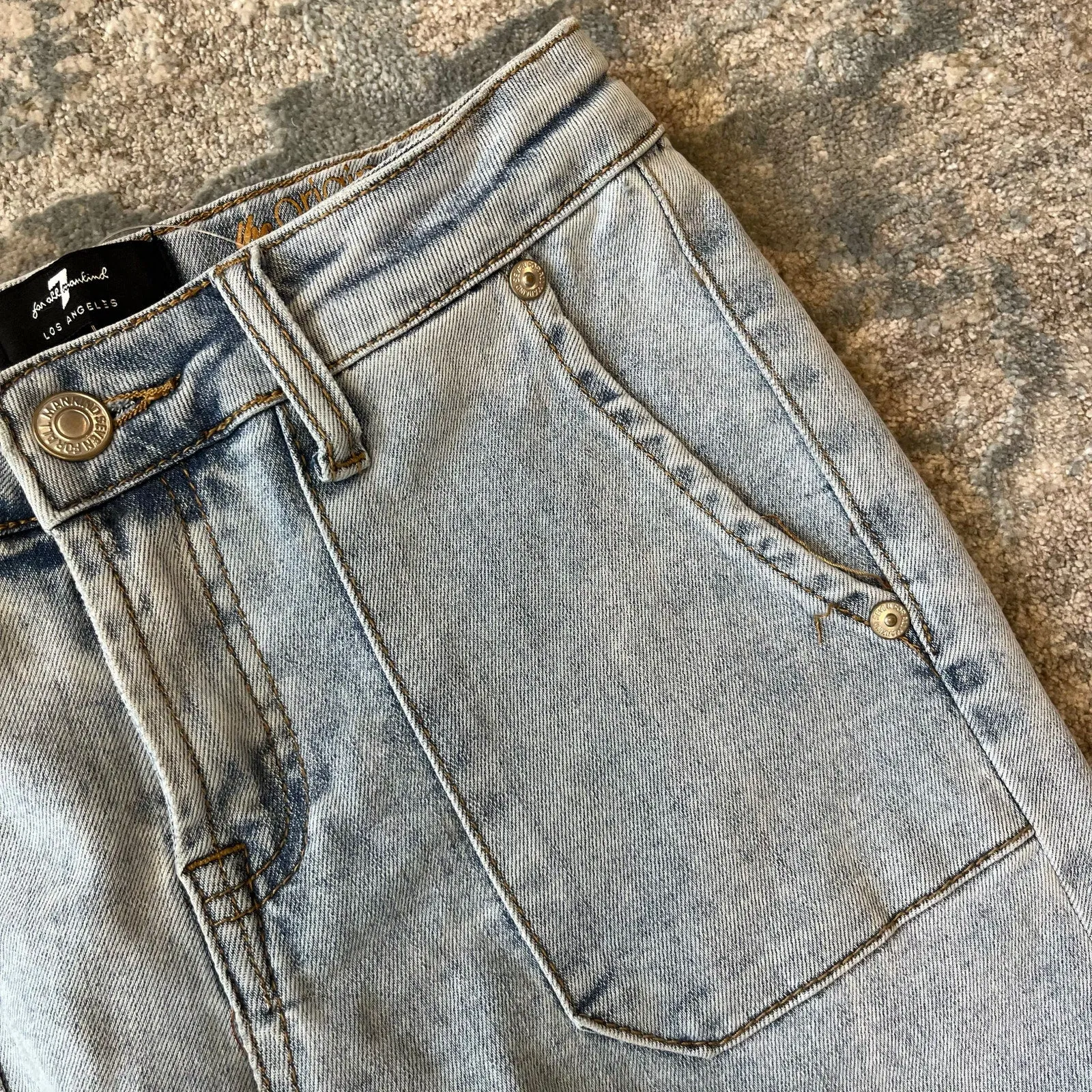 Selling Fast 7 For All Mankind Girls Cargo Bootcut Jeans Sunday 10  Almost Sold Out!