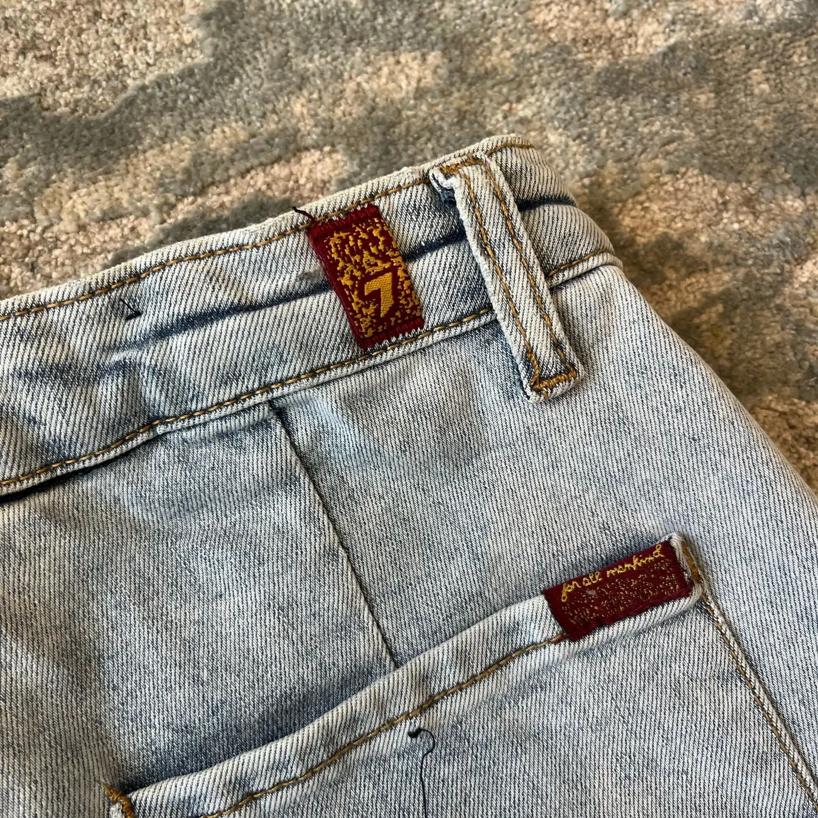 Selling Fast 7 For All Mankind Girls Cargo Bootcut Jeans Sunday 10  Almost Sold Out!