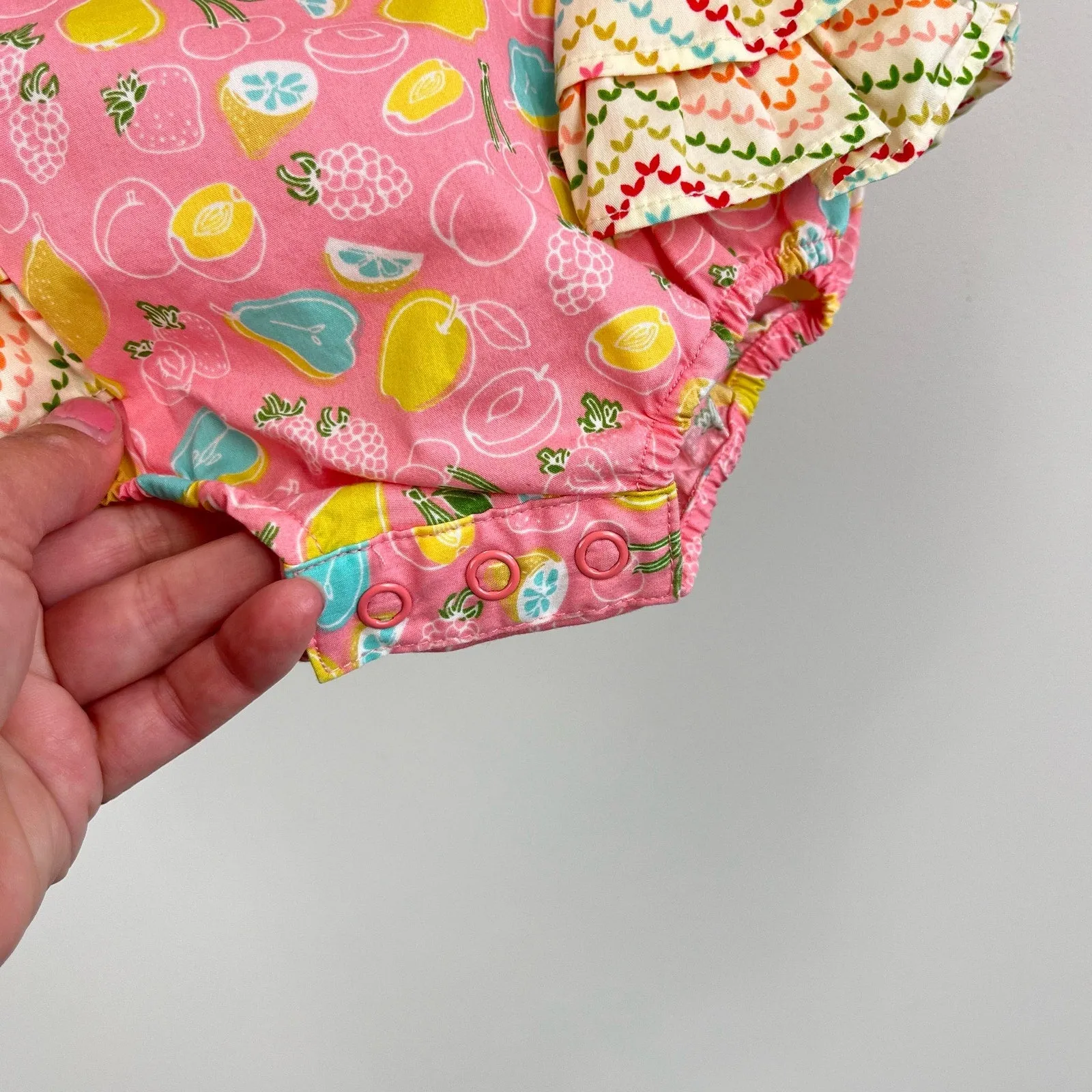 Selling Fast Matilda Jane Little Lemon Ruffle Bubble Romper 6 Months  Today Only!