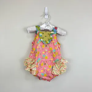 Selling Fast Matilda Jane Little Lemon Ruffle Bubble Romper 6 Months  Today Only!