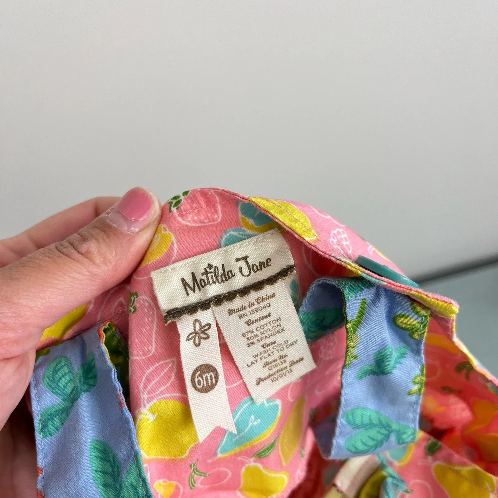 Selling Fast Matilda Jane Little Lemon Ruffle Bubble Romper 6 Months  Today Only!